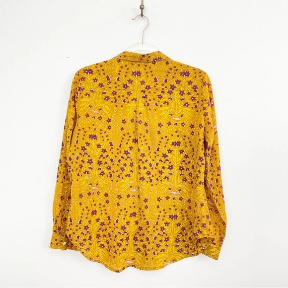 Roller Rabbit Rhone Guy Shirt in Yellow Floral - Picture 5 of 5